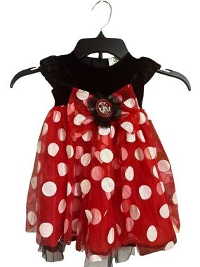 Disney Baby Black Velvet Infant Top